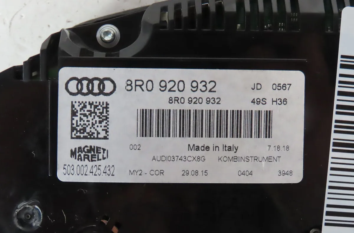 Bloc compteurs Audi Q5 (8RB) 3.0 tdi quattro (2008-2017) occasion
