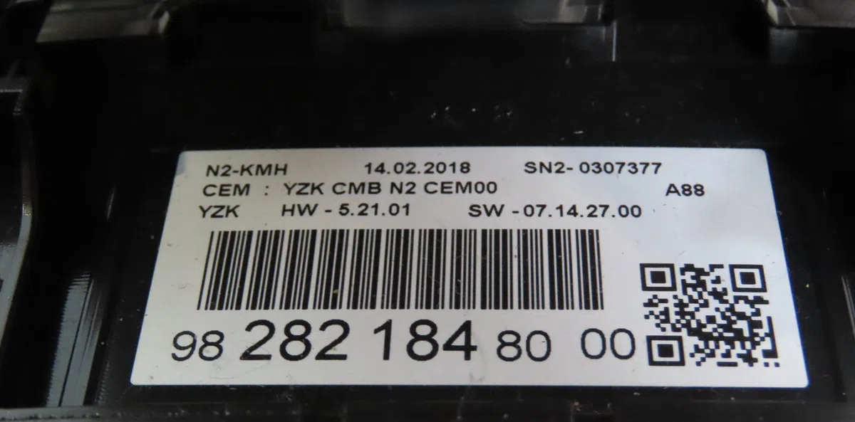 Bloc compteurs Citroën C3 AIRCROSS II (2R_, 2C_) 1.2 puretech 82 (2rhmrc, 2rhmzb) (2017) occasion