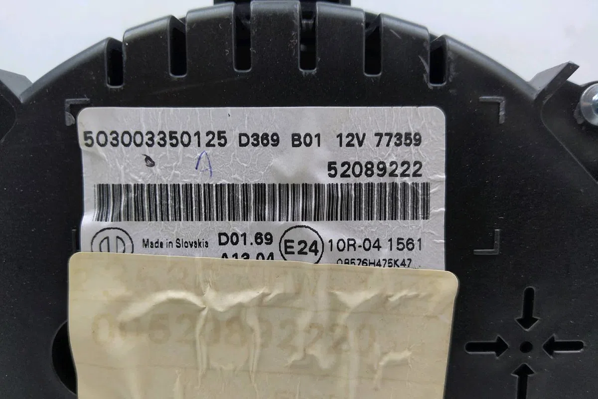 Bloc compteurs Fiat 500X (334_) 1.4 (334axc1b, 334axc11) (2014) occasion