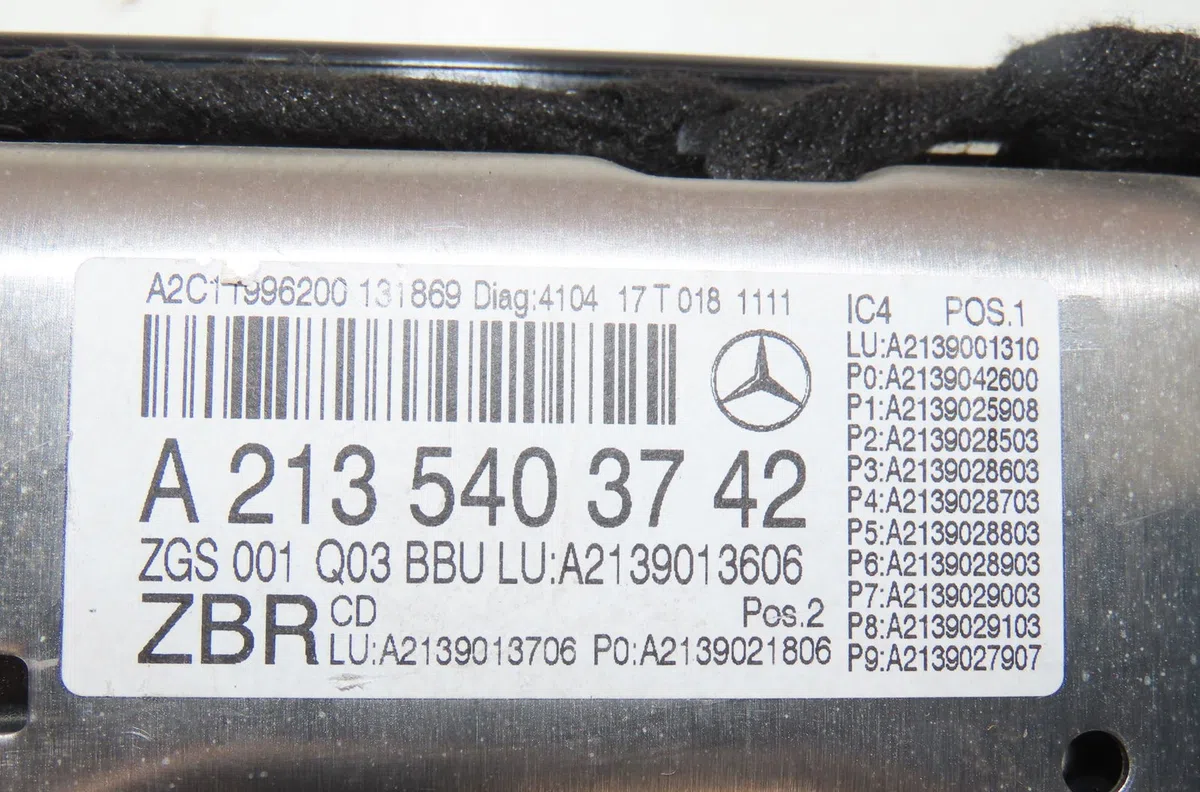 Bloc compteurs Mercedes-benz CLASSE E (W213) E 220 d (213.004) (2016) 4 portes occasion