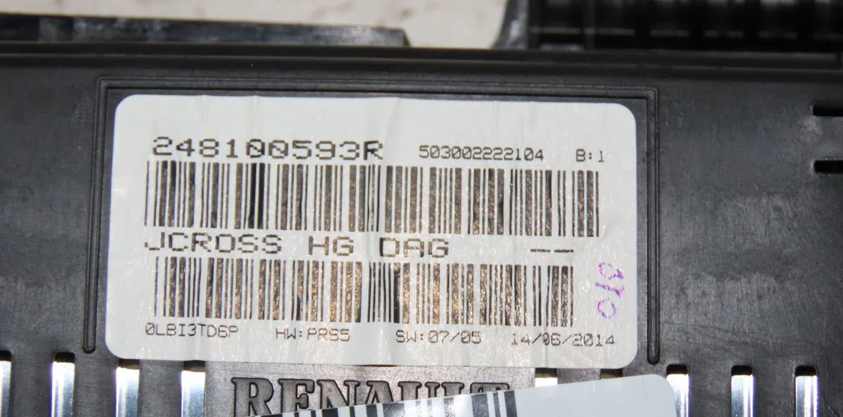 Bloc compteurs Renault SCÉNIC III (JZ0-1_) 1.6 dci (jz00, jz12) (2011) 5 portes occasion