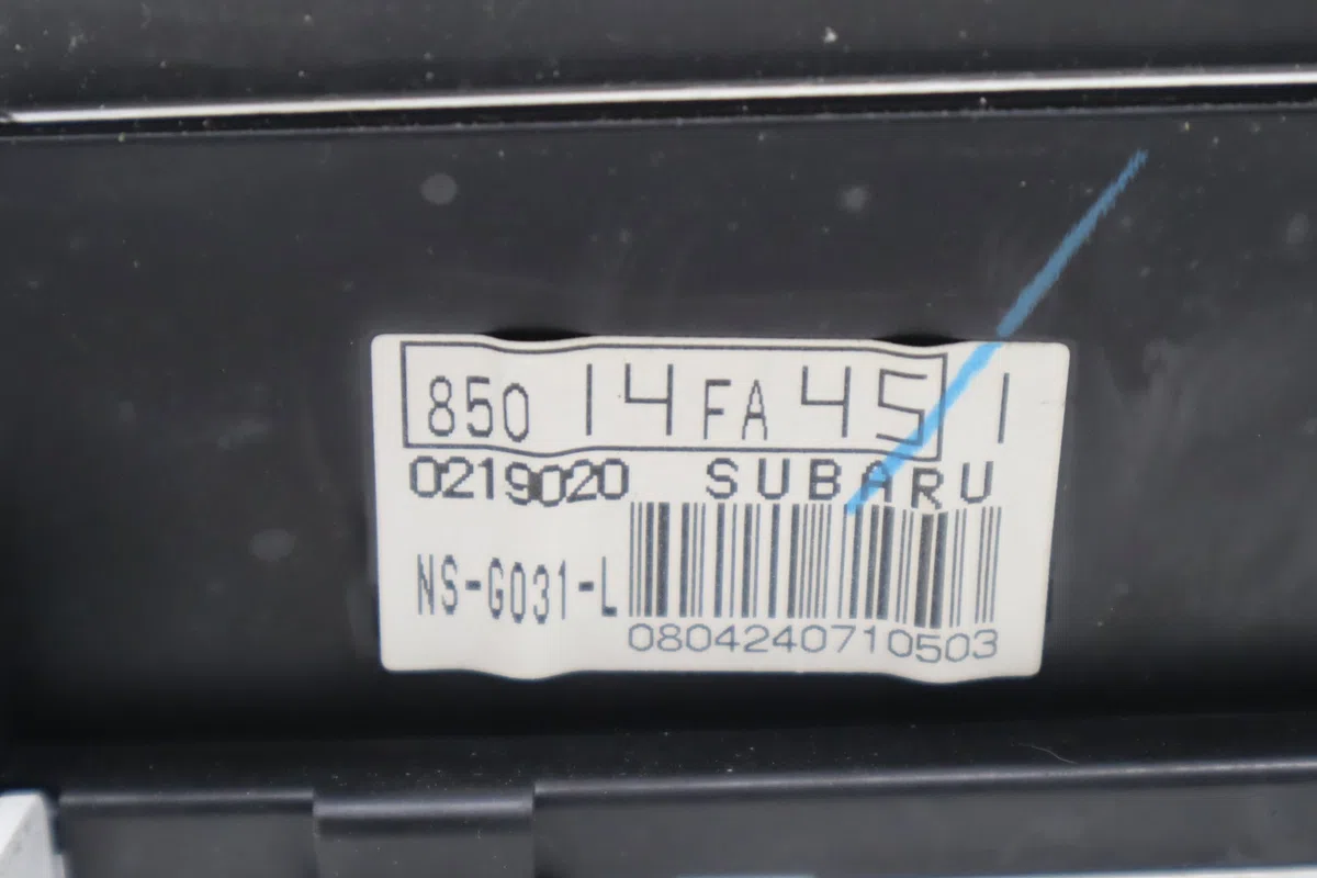 Bloc compteurs Subaru IMPREZA Break (GF) 1.6 i awd (gf4) (1992-2000) occasion