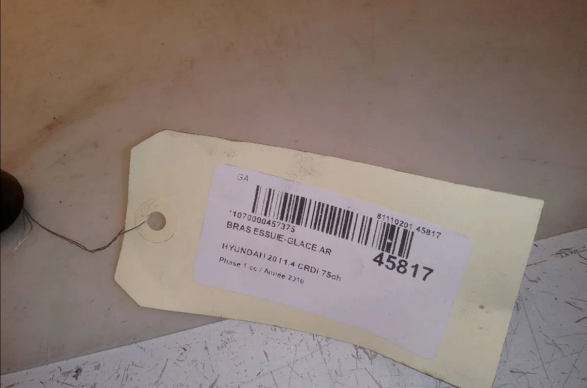 Bras essuie-glace arrière Hyundai I20 I (PB, PBT) 1.4 crdi (2008-2015) occasion