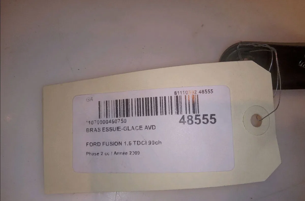 Bras essuie-glace avant droit Ford FUSION (JU_) 1.6 tdci (2004-2012) 5 portes occasion