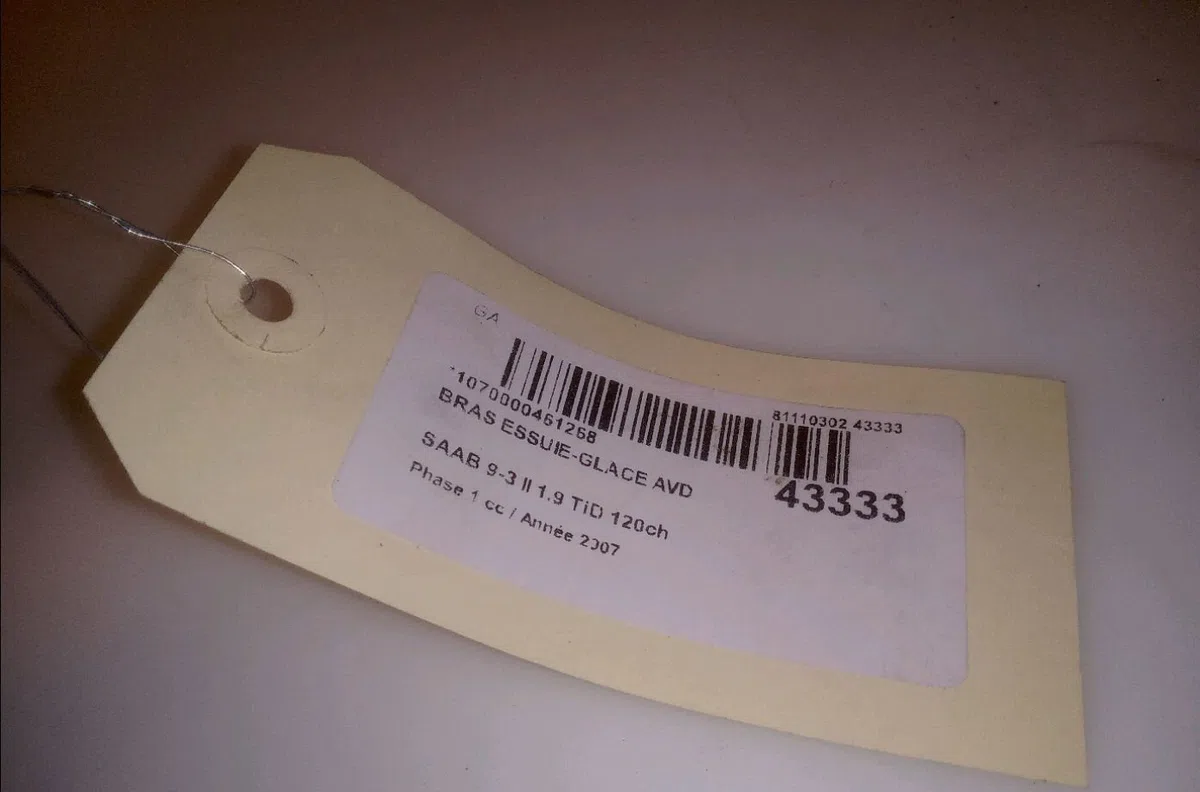 Bras essuie-glace avant droit Saab 9-3 Break (E50) 1.9 tid (2005-2015) occasion