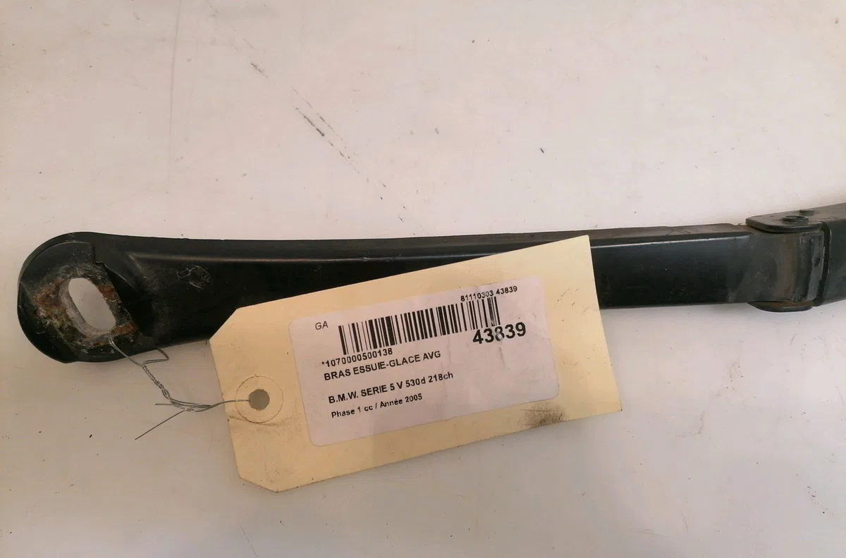 Bras essuie-glace avant gauche Bmw 5 (E60) 530 d (2002-2005) occasion