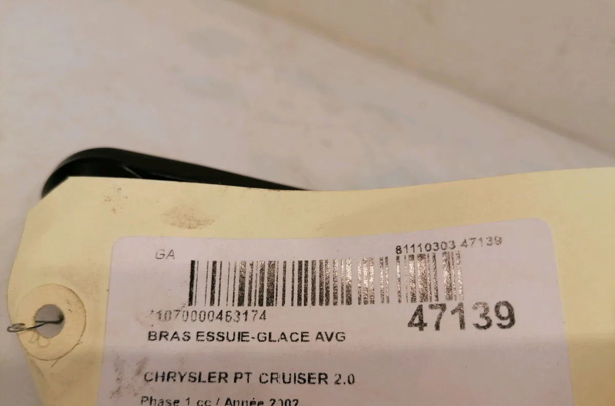 Bras essuie-glace avant gauche Chrysler PT CRUISER (PT_) 2.0 (2000-2004) occasion