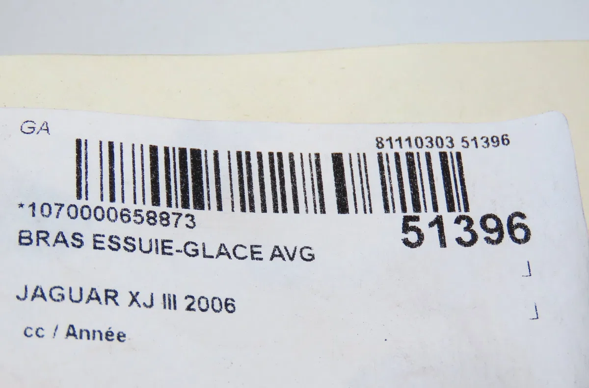 Bras essuie-glace avant gauche Jaguar XJ (X350, X358) 3.6 (2003-2009) occasion
