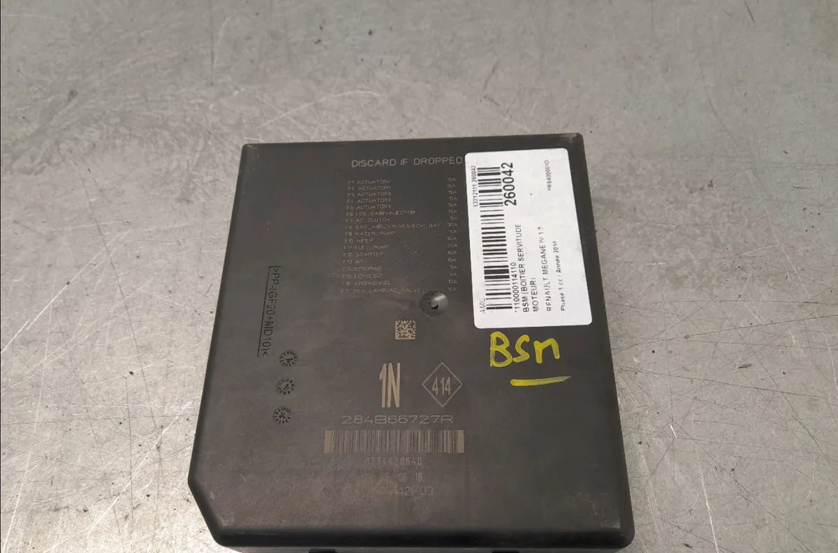 Bsm (boitier servitude moteur) Renault MEGANE IV 3-5 portes (B9A-M-N_) 1.5 dci 110 (b9a3) (2015) occasion