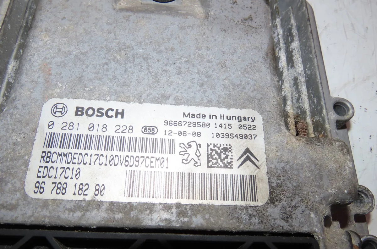 Calculateur moteur Citroën JUMPY Camionnette 1.6 hdi 90 8v (2007-2016) occasion
