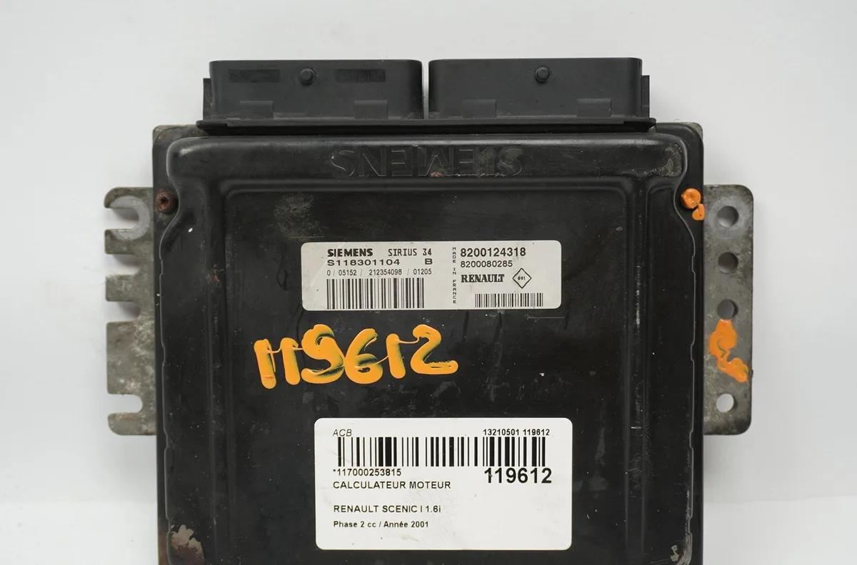 Calculateur moteur Renault SCÉNIC I Monospace (JA0-1_, FA0_) 1.6 (ja00, ja16, ja15, ja19, ja1v, ja2b, ja2c, ja0b,... (19