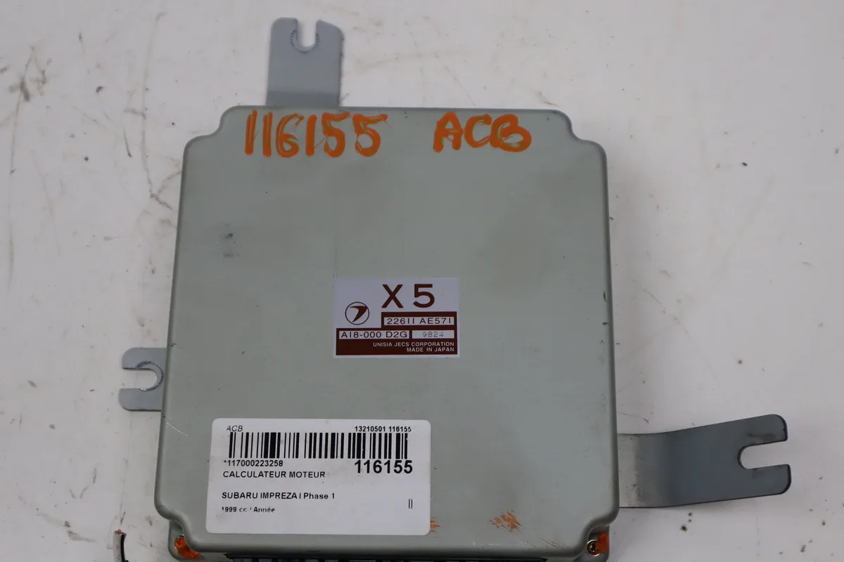 Calculateur moteur Subaru IMPREZA Break (GF) 1.6 i awd (gf4) (1992-2000) occasion