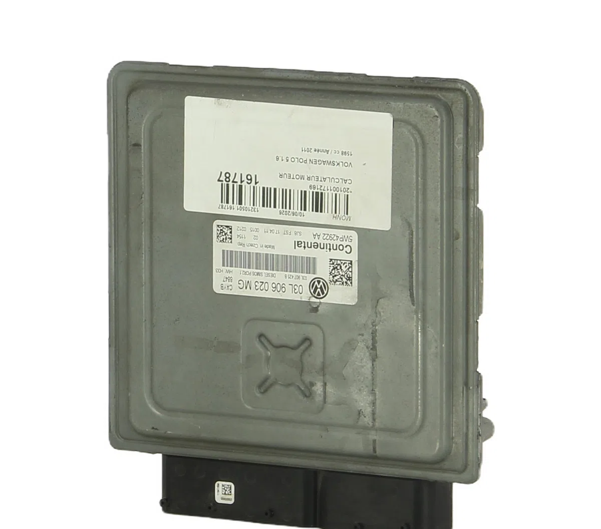 Calculateur moteur Volkswagen POLO V (6R1, 6C1) 1.6 tdi (2009) 5 portes occasion — photo 4
