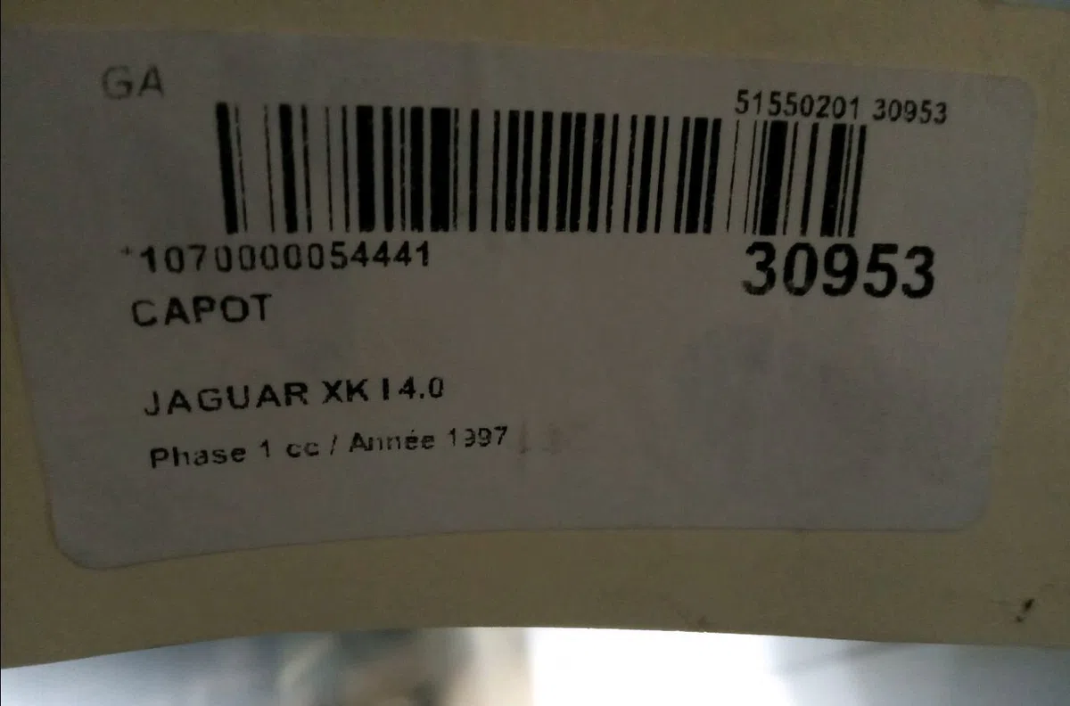 Capot Jaguar XK 8 Convertible (X100) 4.0 (1996-2002) occasion