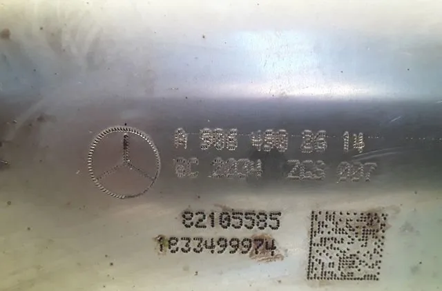 Catalyseur Mercedes-benz SPRINTER 3,5-t Camionnette (B907, B910) 316 cdi rwd (907.631, 907.633, 907.635, 907.637) (2018)