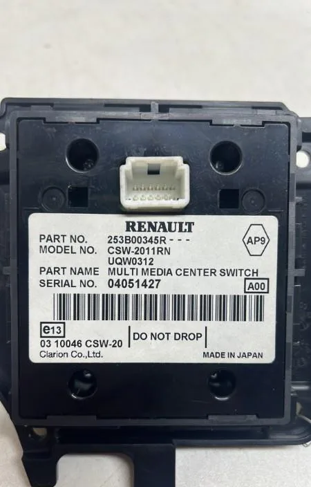 Commande autoradio Renault MEGANE III Coupé (DZ0-1_) 1.9 dci (dz0n, dz0j, dz1j, dz1k) (2008-2015) occasion