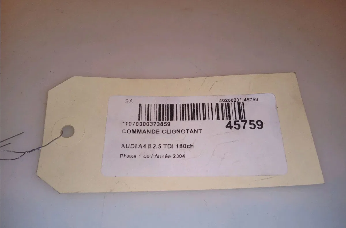 Commande clignotant Audi A4 B6 (8E2) 2.5 tdi quattro (2000-2004) occasion