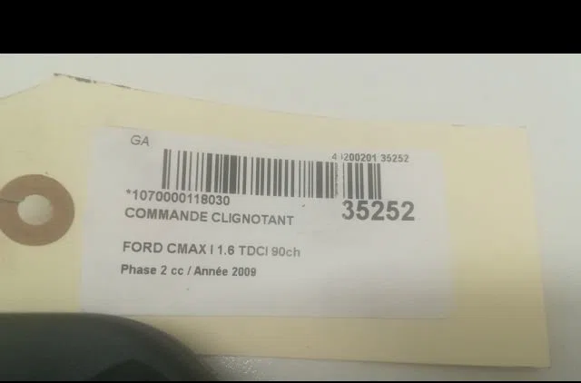Commande clignotant FORD CMAX I 2009 occasion