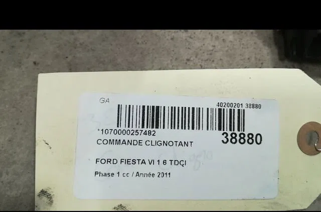 Commande clignotant Ford FIESTA VI (CB1, CCN) 1.6 tdci (2008-2012) occasion