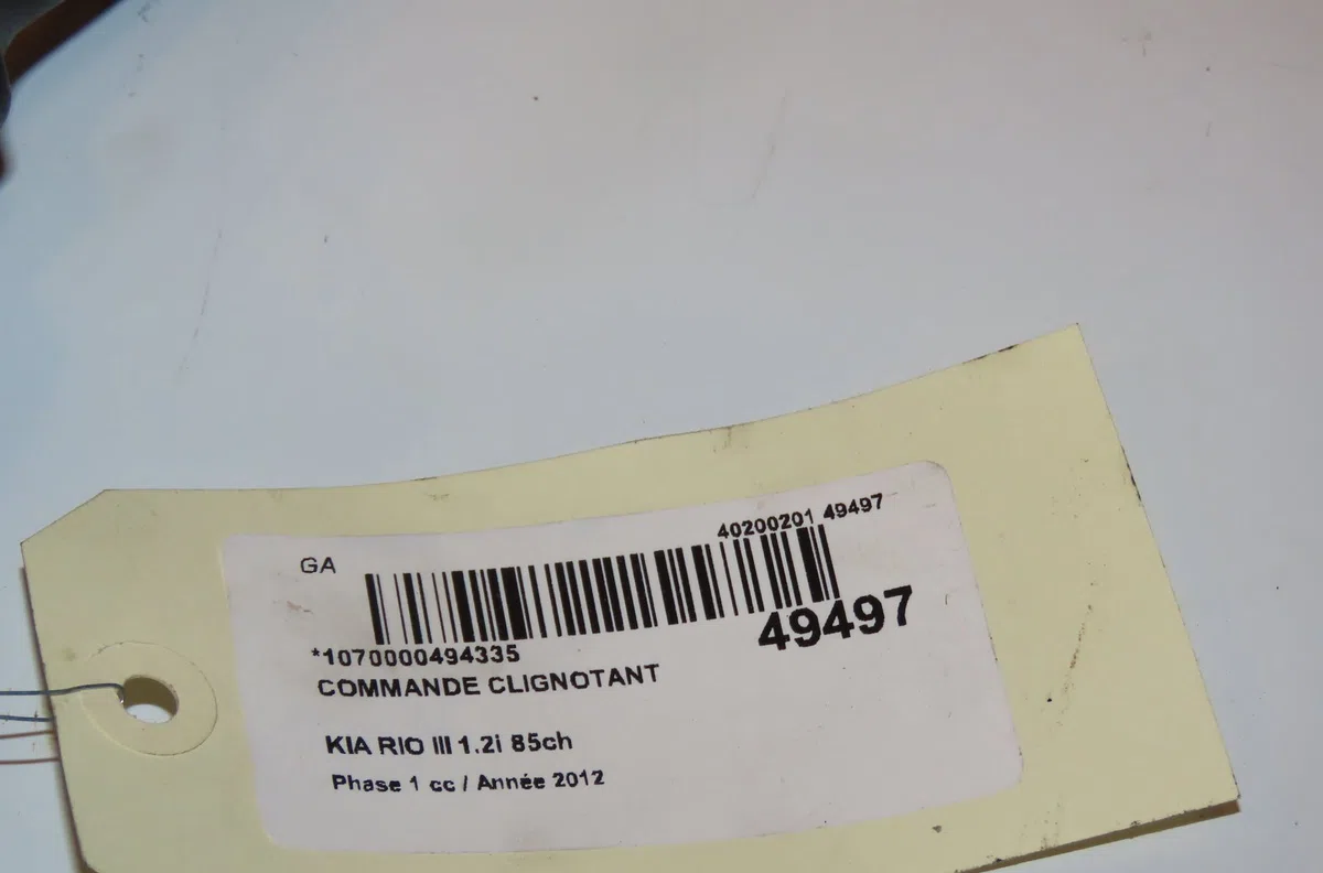 Commande clignotant Kia RIO III (UB) 1.25 cvvt (2011-2017) occasion
