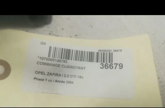 Commande clignotant Opel ZAFIRA A Monospace (T98) 2.0 dti 16v (f75) (2000-2005) 5 portes occasion