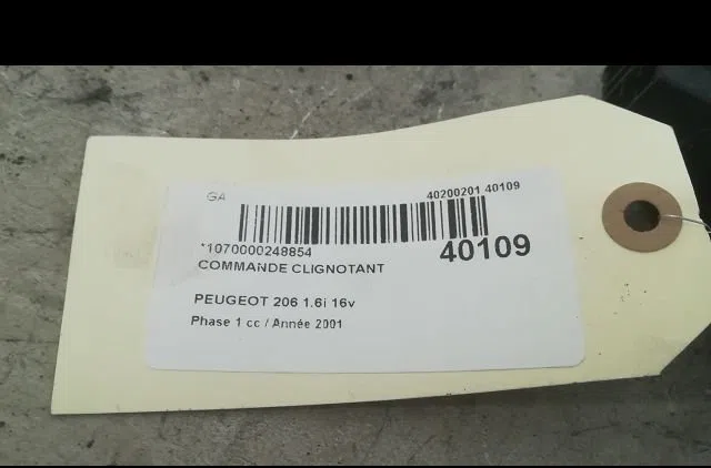 Commande clignotant Peugeot 206 3-5 portes (2A-C) 1.6 16v (2000-2009) 3 portes occasion