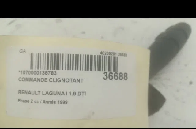 Commande clignotant Renault LAGUNA I (B56_, 556_) 1.9 dti (b56j) (1997-2001) occasion