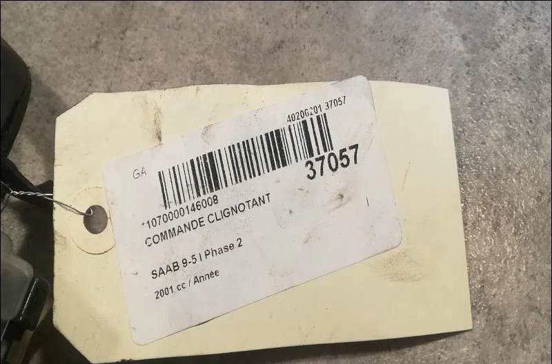 Commande clignotant Saab 9-5 Break (YS3E) 3.0 tid (2001-2005) occasion
