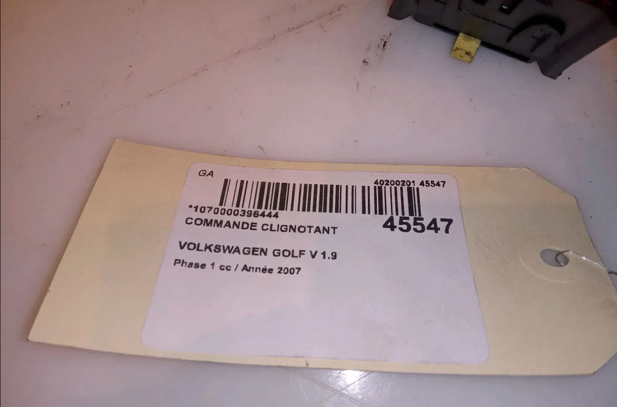 Commande clignotant Volkswagen GOLF V (1K1) 1.9 tdi (2003-2008) occasion