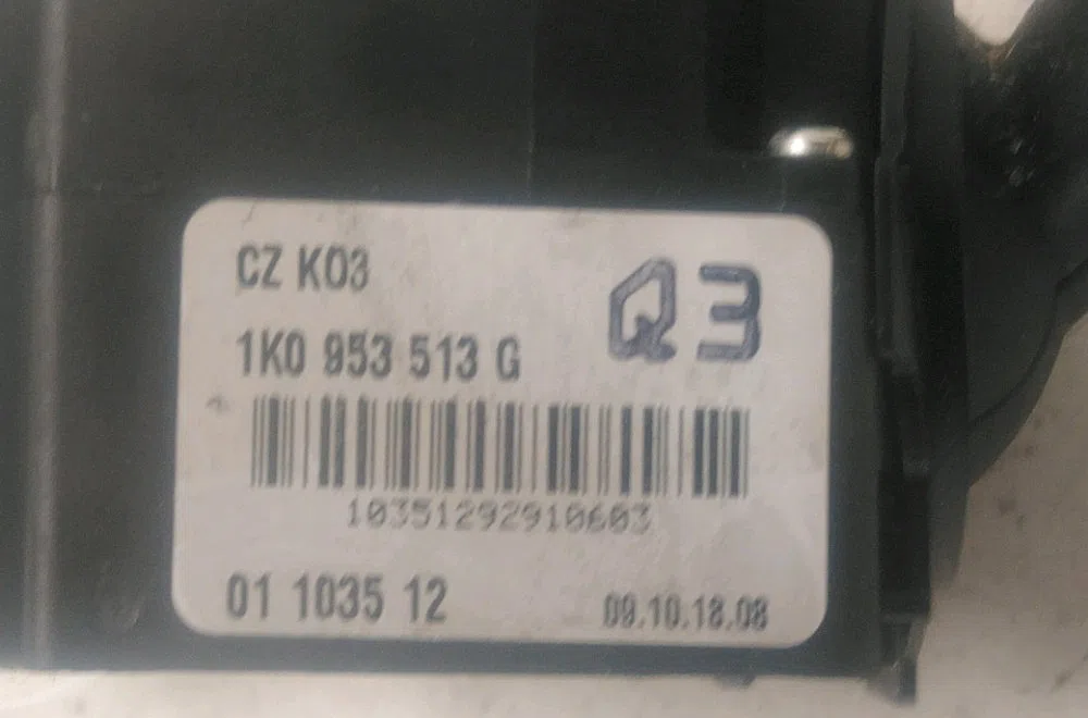 Commande clignotant Volkswagen GOLF VI (5K1) 1.6 tdi (2009-2012) 5 portes occasion