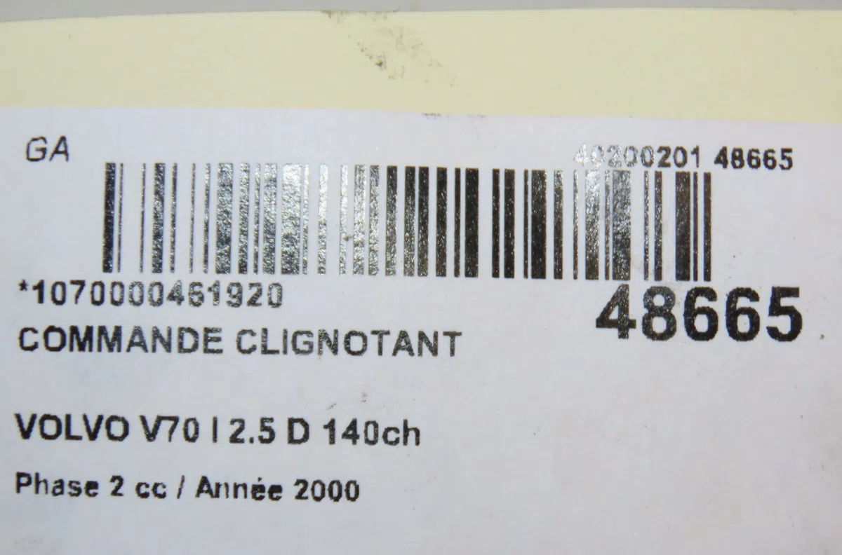 Commande clignotant Volvo V70 II (285) 2.5 tdi (1999-2007) occasion
