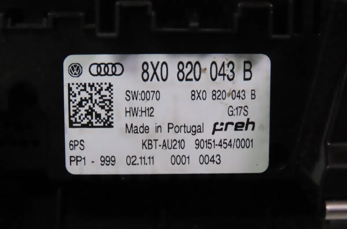 Commande de chauffage AUDI A1 occasion