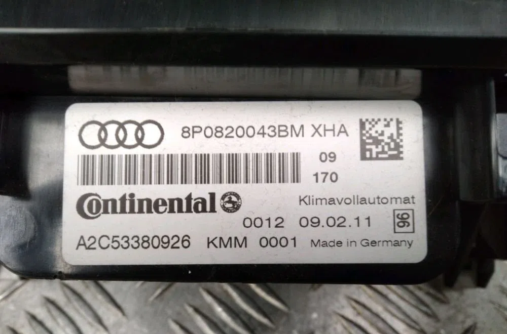 Commande de chauffage Audi A3 (8P1) 1.6 tdi (2009-2012) occasion