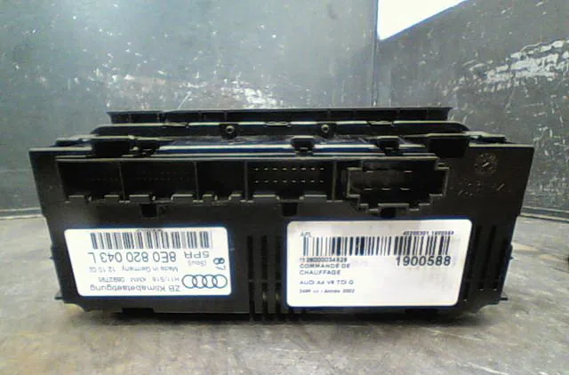 Commande de chauffage Audi A4 B6 Avant (8E5) 2.5 tdi quattro (2001-2004) occasion