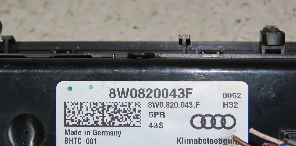 Commande de chauffage Audi A4 B9 (8W2, 8WC) 2.0 tdi (2015) occasion
