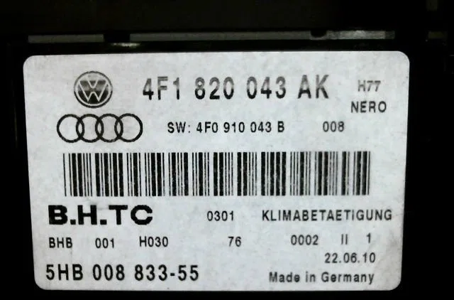 Commande de chauffage AUDI A6 ALLROAD QUATTRO 2.7 V AVUS occasion