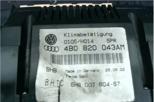 Commande de chauffage Audi A6 C5 Avant (4B5) 2.5 tdi quattro (2000-2005) occasion