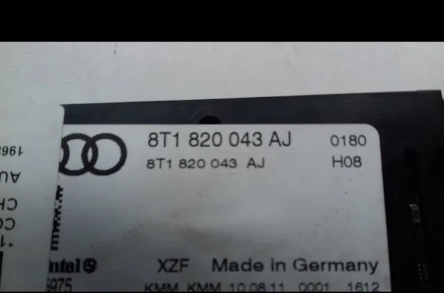 Commande de chauffage Audi Q5 (8RB) 2.0 tdi quattro (2012-2017) occasion