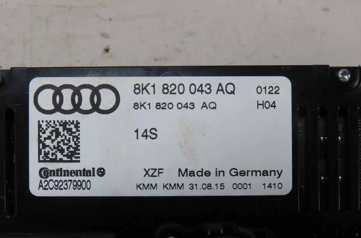 Commande de chauffage Audi Q5 (8RB) 3.0 tdi quattro (2008-2017) occasion