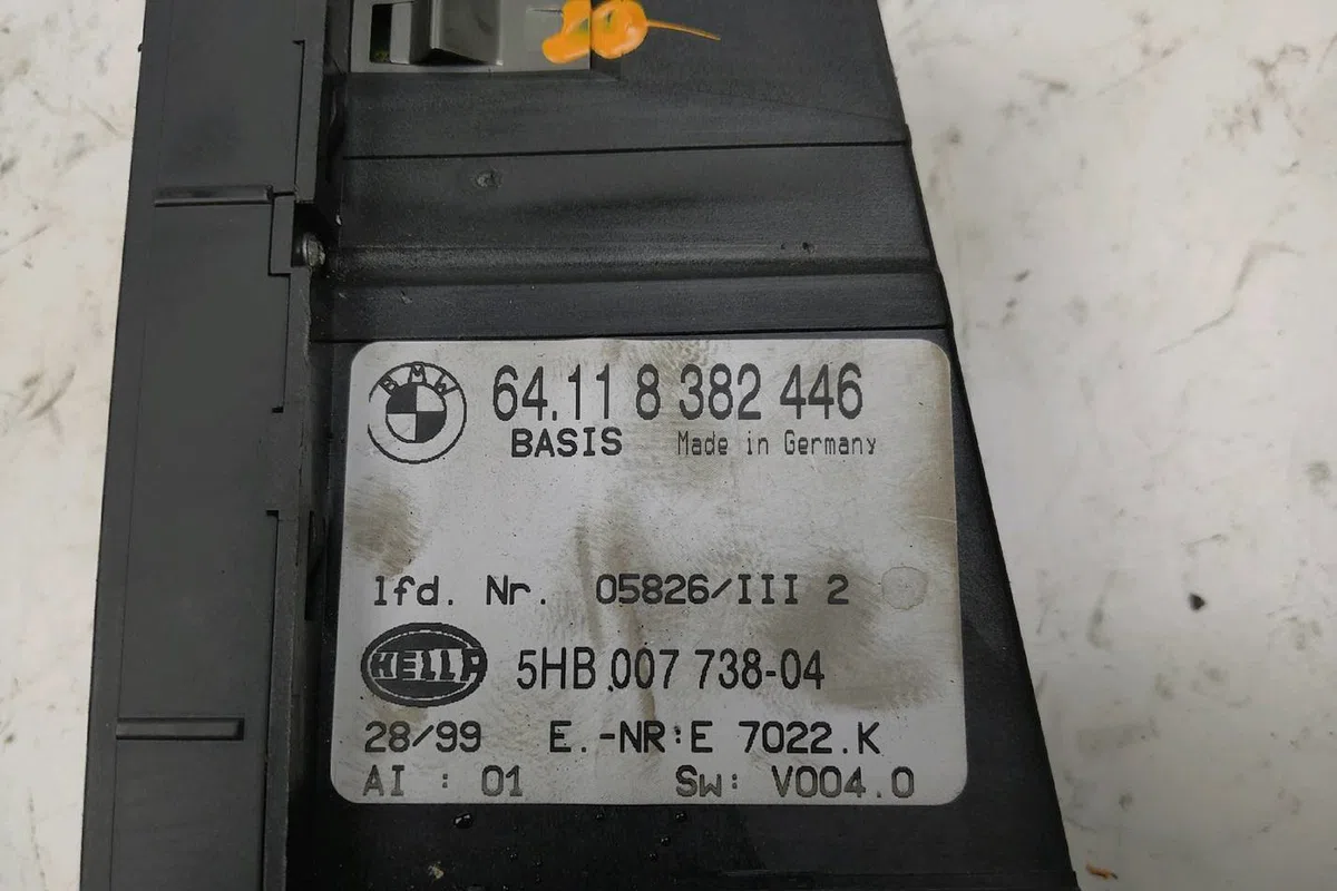 Commande de chauffage B.M.W. SERIE 3 IV  316i occasion