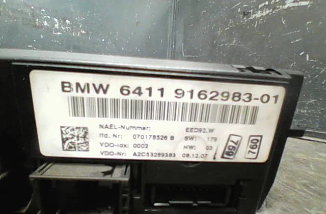 Commande de chauffage Bmw 1 (E87) 120 d (2004-2011) occasion