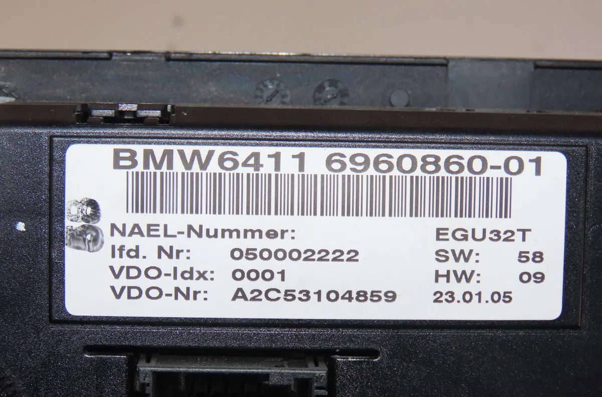 Commande de chauffage Bmw 3 (E90) 320 d (2004-2011) occasion