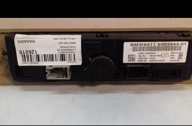 Commande de chauffage Bmw 3 (E90) 325 i (2004-2011) occasion