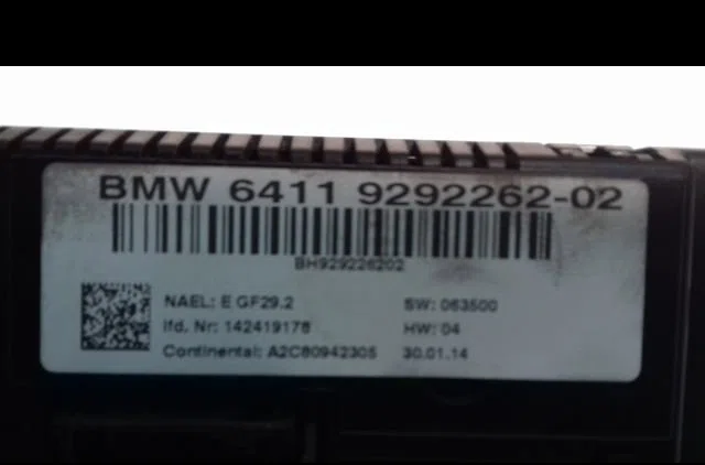 Commande de chauffage Bmw X1 (E84) Xdrive 18 d (2009-2015) occasion