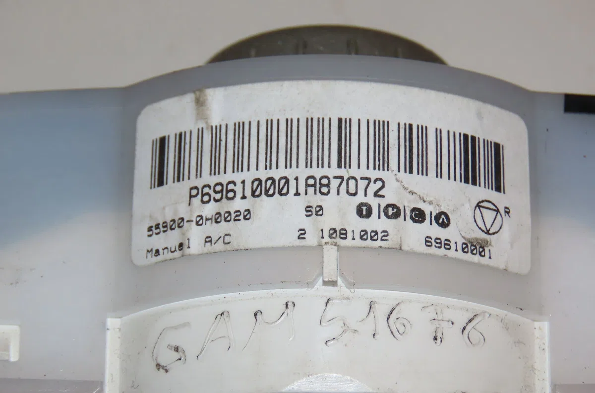 Commande de chauffage Citroen C1 (PM_, PN_) 1.4 hdi (2005-2014) occasion