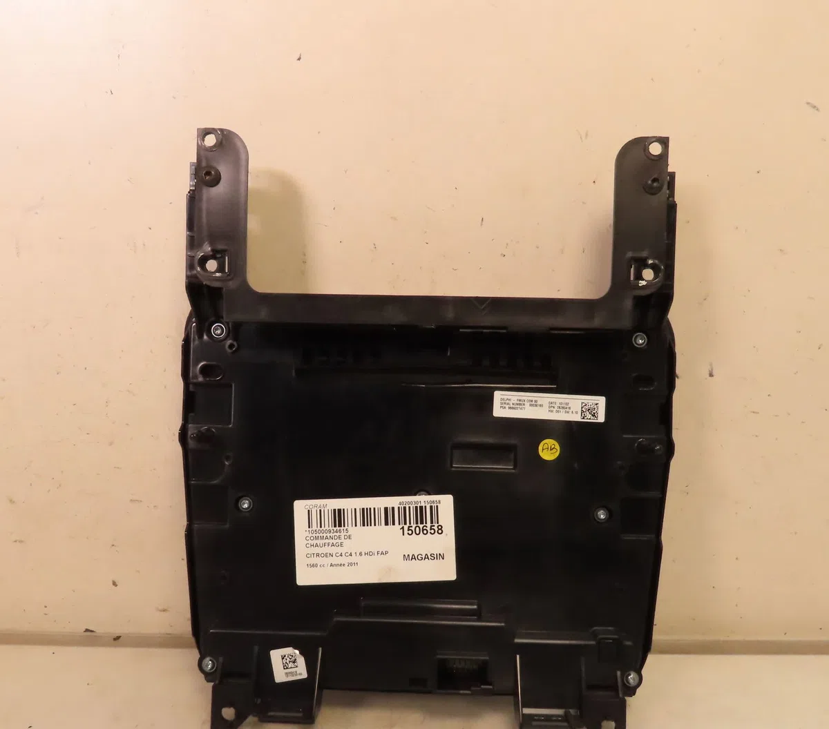 Commande de chauffage CITROEN C4 occasion