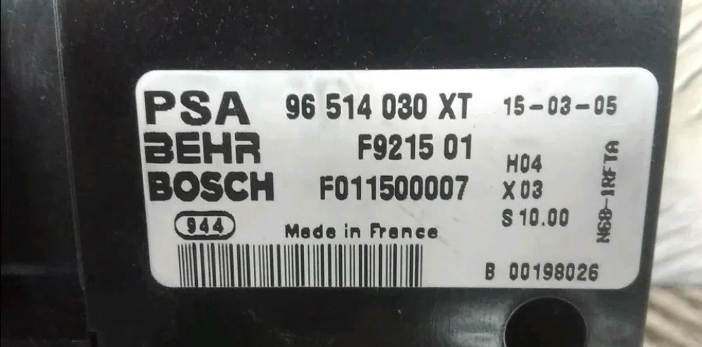 Commande de chauffage CITROEN XSARA PICASSO 2005 occasion