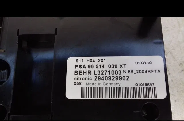 Commande de chauffage Citroen XSARA PICASSO (N68) 1.6 hdi (2004-2011) occasion