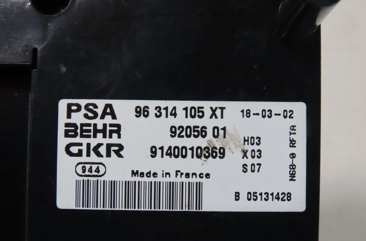 Commande de chauffage Citroën XSARA PICASSO (N68) 1.8 16v (2000-2005) occasion