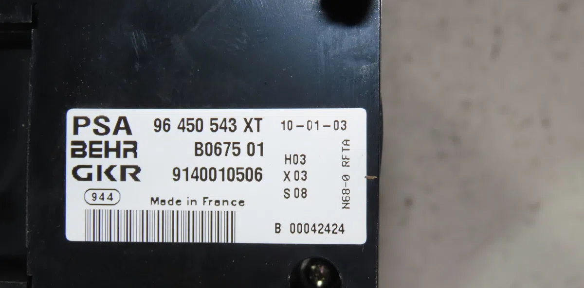 Commande de chauffage Citroën XSARA PICASSO (N68) 1.8 16v (2000-2005) occasion